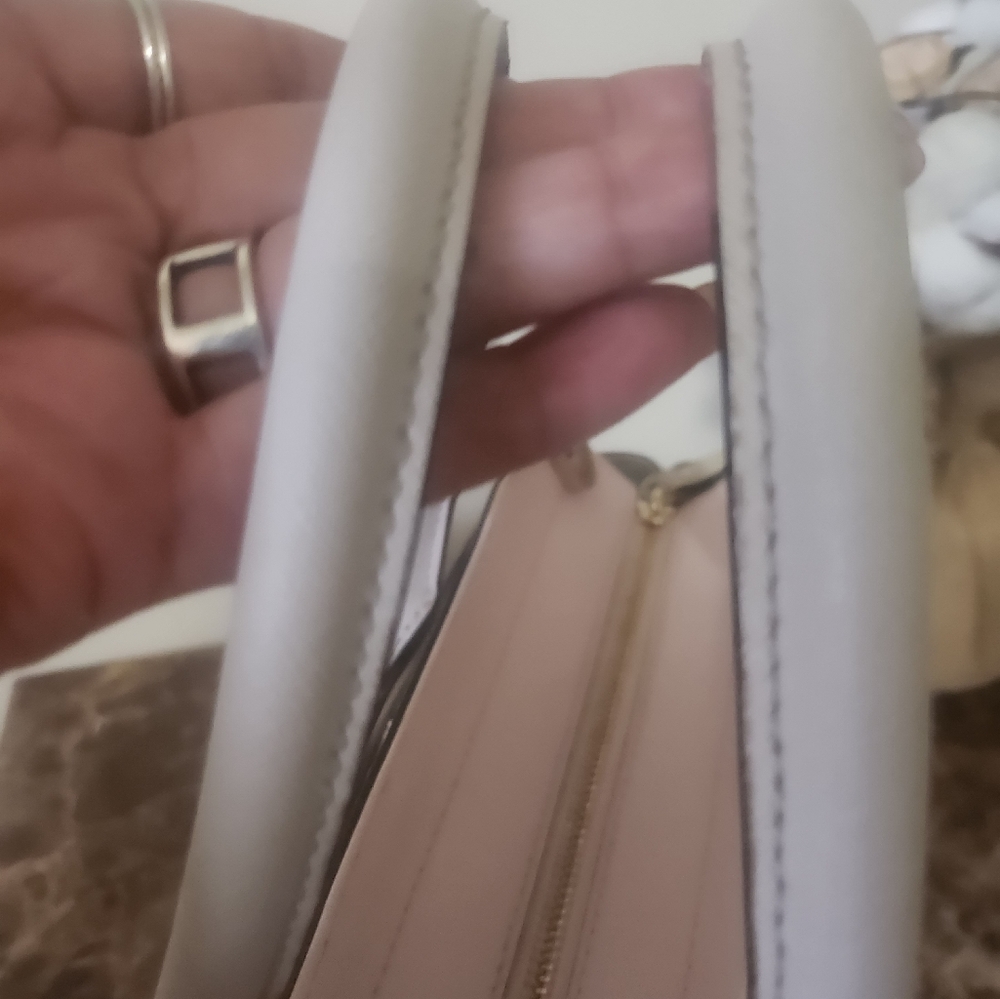 EUC Kate Spade Pink Leather Tote and Twilly  Bundle - Picture 11 of 12